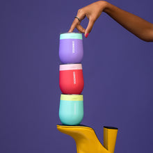 Load image into Gallery viewer, Mint Berry Color Block CORKCICLE Stemless